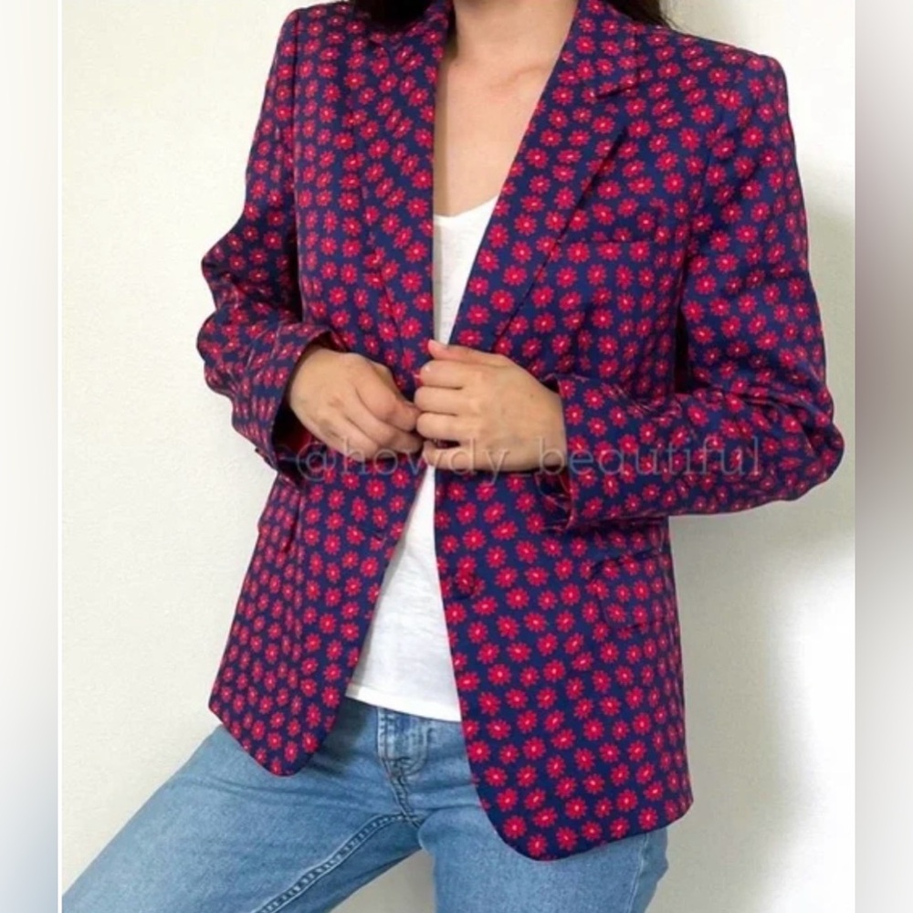 Alice + Olivia ‘Greyson’ Daisy 🌼 Print Blazer - Picture 5 of 7
